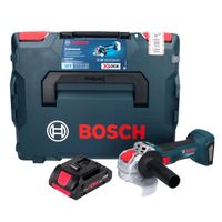 Bosch GWX 18V-7 Professional Meuleuse angulaire sans fil 125mm Brushless X-LOCK 18V + 1x Batterie ProCORE 4,0 Ah + Coffret -
