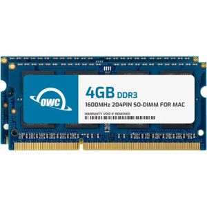 MÉMOIRE RAM 8GB (2x4GB) PC3-12800 DDR3L So- M 1600MHz So- M 20