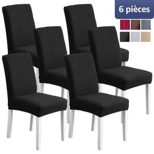 Lot De 2 Housses De Chaise Extensibles MxyVrix – Universelles, élastiques, Lavables – Pour Bureau, Salle à Manger, Bar