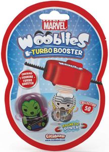 FIGURINE - PERSONNAGE Wooblies Marvel Turbo Booster figurine + lanceur