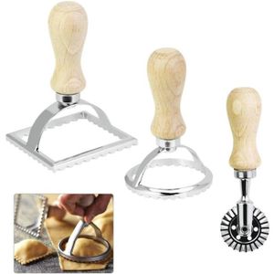 ExH Coupe-pâtisserie pour ravioli Roulette treillis à pâtisserie Rouleau à pâtisserie Coupe-plat Multifonction Rouleau à pâtes Plastique Nouilles Cookies Outil de cuisine ExH Coupe-pâtisserie pour ravioli Roulette treillis à pâtisserie Rouleau à pâtisserie Coupe-plat Multifonction Rouleau à pâtes Plastique Nouilles Cookies Outil de cuisine