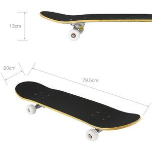 SKATEBOARD - LONGBOARD Kangfun-Skateboard Complet En Bois d'érable Roue S