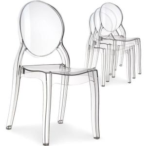 Chaise A Bascule Transparente Achat Vente Pas Cher