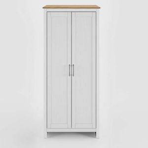 Armoire Penderie Bois Blanc Achat Vente Pas Cher