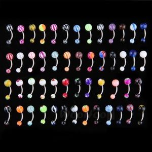 Lot De 3 Piercings Nombril Bois Naturel – Boules 8 Mm En Sawo, Sono & Areng | Tige Acier Chirurgical 316L 1.6 Mm X 10-14 Mm | Bijoux Nombril Esthétiques