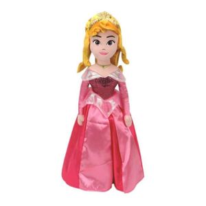 PELUCHE Peluche - DISNEY - Disney Princess Aurora TY Beanie Medium - Rose - Mixte - Intérieur