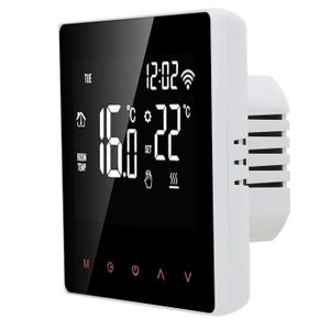THERMOSTAT D'AMBIANCE Duokon Contrôleur de température ME81H Smart WIFI LCD Thermostat Chauffage au sol de l'eau Chaudière murale Thermostat de