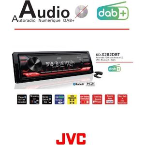 AUTORADIO Autoradio JVC KD-X282DBT USB,Bluetooth,Dab+,Noir