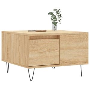 TABLE BASSE Table basse chêne sonoma - MOTHINESSTO - LY2953 - Marron - Métal - Contemporain - Design