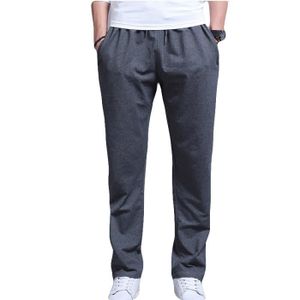 Pantalon De Jogging Baggy Homme - Coupe Large Avec Plis - Coton Chaud - Taille Avec Cordon - Pour Hiver Et Détente