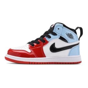 Air jordan 1 noir blanc rouge Cdiscount