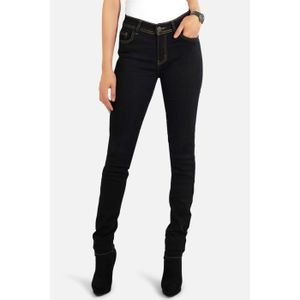 Jean zip arrière femme clearance
