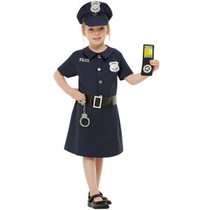 Déguisement Policier Enfant 7/9 ans - WIDMANN - Métier - Bleu - Polyester -  Garçon - Cdiscount Jeux - Jouets
