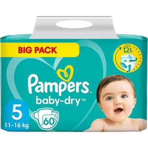 COUCHE Pampers Baby-Dry Taille 5 90 Couches JusquÀ 12 h D