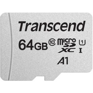 CARTE MÉMOIRE Transcend - 64Go - SDXC-SDHC 300S Carte microSD 64