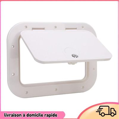 Trappe D'inspection étanche Pour Bateau - ABS 4 Pouces (10 Cm), Blanche, Pré-percée, Résistante à La Corrosion - 2