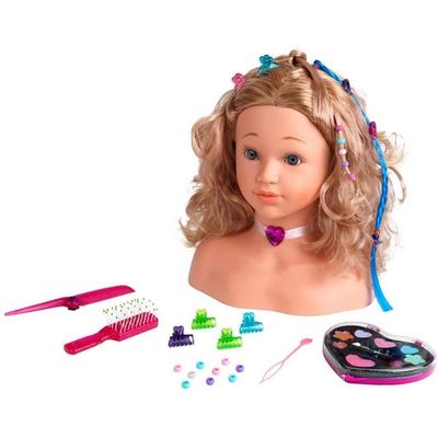 BAYER DESIGN - Tête à coiffer Charlene Super Model blonde avec maquillage -  Cdiscount Jeux - Jouets