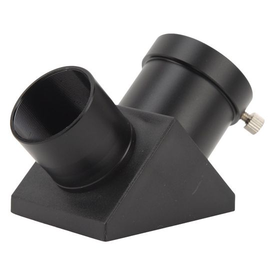 Adaptateur Diagonal 90 Degrés Miroir Plat Inversé 1,25 Pouce Pour Télescopes - Grand Angle Confortable