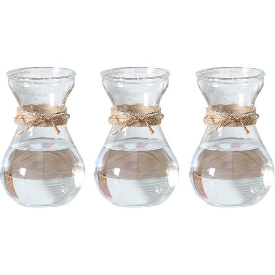 Lot De 12 Petits Vases En Verre Transparent – Idéal Mariage, Fête & Déco Intérieure