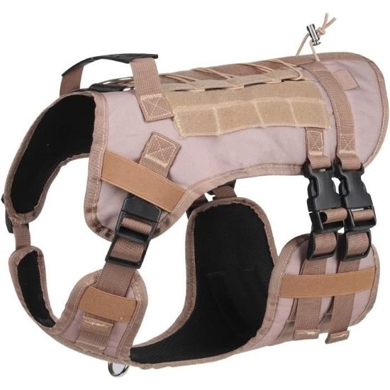 Harnais Tactique OneTigris X-Armor – Taille M, Tout Métal, Velcro Réfléchissant – Nylon 1000D, Hyparon – Pour Marche, Rando, Dressage