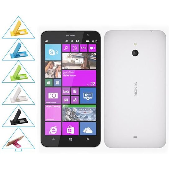 Blanc Nokia Lumia 1320 5MP GPS 1GB RAM 8GB ROM    (écouteur+chargeur Européen+USB câble+boîte)