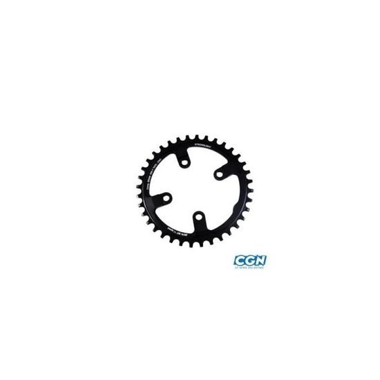 Plateau vtt mono diam 76 exter 36dts noir 4 branches alu 7075