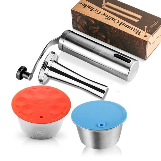 4pcs Dolce Gusto Rechargeables réutilisable Café Capsule Cup avec 2