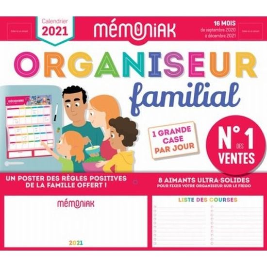Calendrier Soldes 2021 Organiseur familial Le Mémoniak. Edition 2021   Achat / Vente 