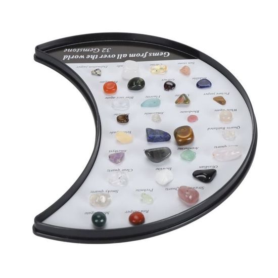 Kit Scientifique géologie – Collection de Roches et de minéraux, Pierres précieuses et Cristaux naturels | Comprend de véritables - Jeux - Jouets