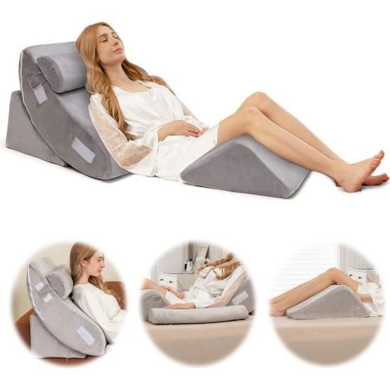 Les Genoux Jauarta Oreiller Compensé Pour Dormir Sur Le Côté, Réduit La Pression Coussin Ergonomique Lit