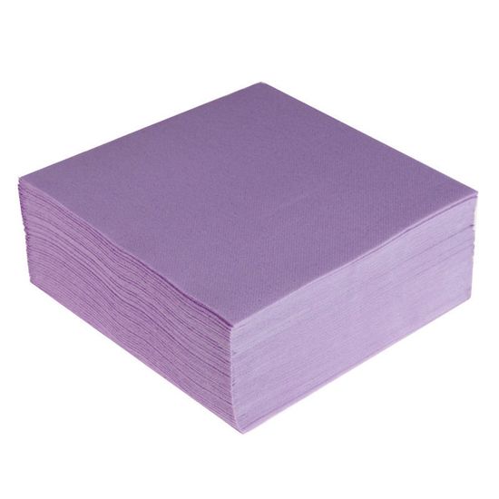 Lot De 40 Serviettes En Papier "vitamine" 38x38cm Rose