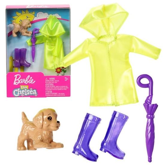 Comprend: 1 manteau imperméable, 1 parapluie, 1 paire de bottes en caoutchouc, 1 petit chien
Vêtements de poupée à la mode pour