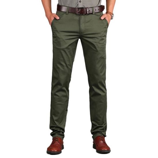 Pantalon chino coupe droit homme hotsell