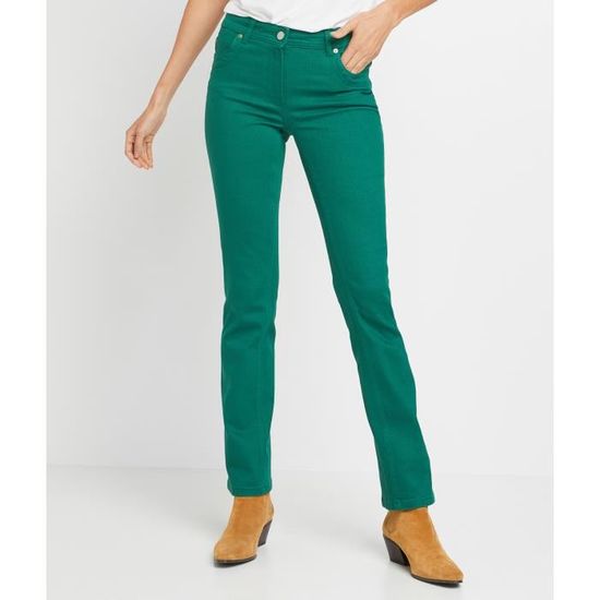 Pantalon colore outlet femme