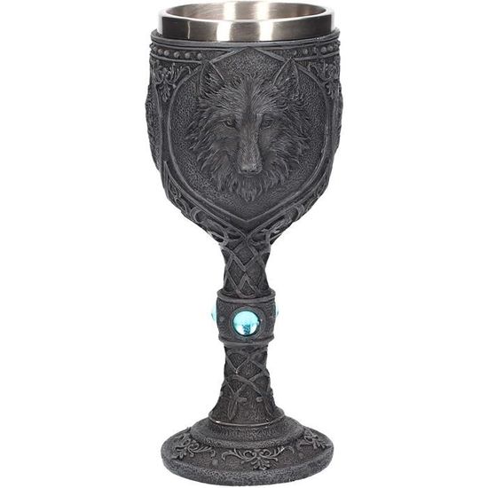 Gobelet Soul Spirit Nemesis Now - Design Crâne Violet Avec Insert Acier Inox - 19,3 Cm - Style Gothique & Fantasy