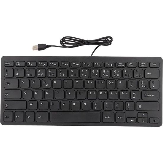 Clavier Sans Fil Compact 78 Touches Bluetooth 5.0 - Batterie 90 Jours - 12 Touches De Raccourci - Compatible Téléphone, Tablette, Ordinateur
