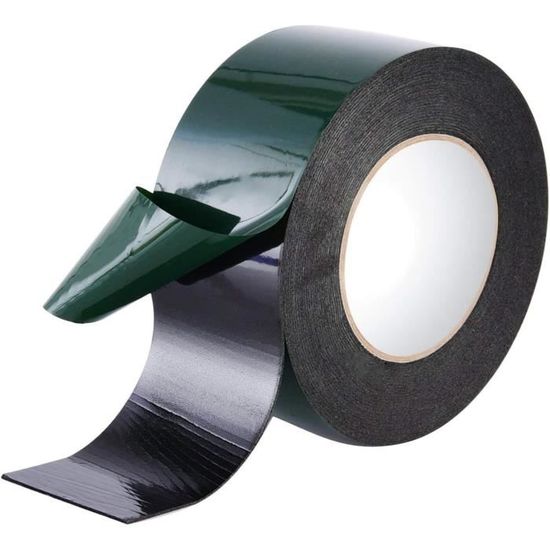 Ruban Mousse Adhésif Antichoc 15mm X 5mm - 3 Mètres Jaune Et Noir - Uxcell