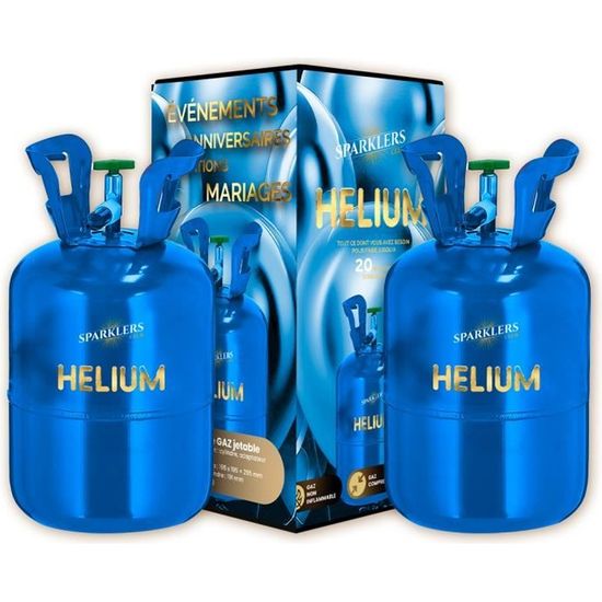 Bouteille helium 50 ballons 0,42m3 jetable