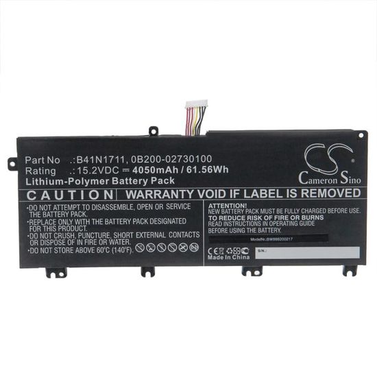 Vhbw Batterie compatible avec Asus Rog Strix GL703VM-EE153T, Strix