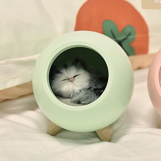 Veilleuse Chat Mignon, Petite Maison Pour Animaux De Compagnie, Lampe