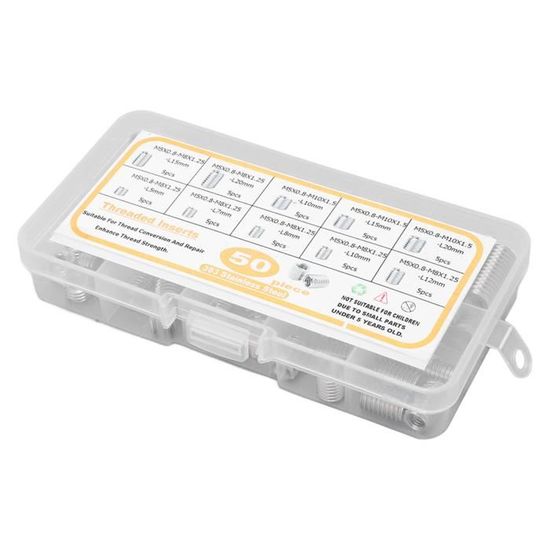 Lot De 100 Inserts Filetés En Laiton M5 X 7mm - Écrous Moletés Pour Insert à Chauffer, OD 7mm, Par Uxcell