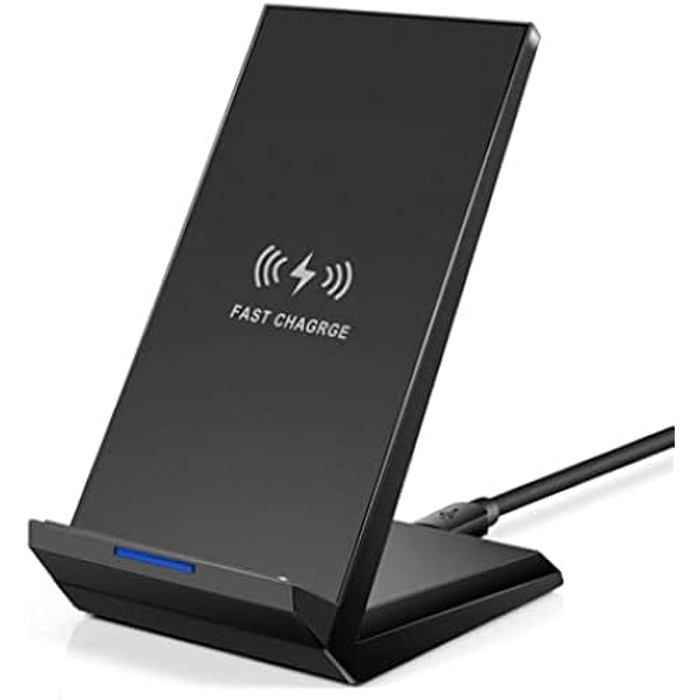 Station de Charge Rapide - 2GO - Inductive - 15 W - USB Type-C - Noir
