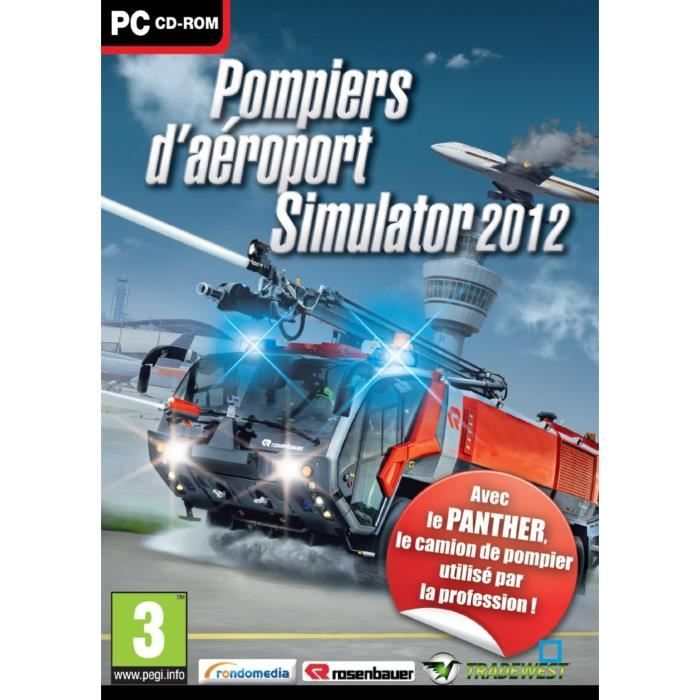 Tradewest PC Pompiers D'Aéroport Simulator / Jeu PC