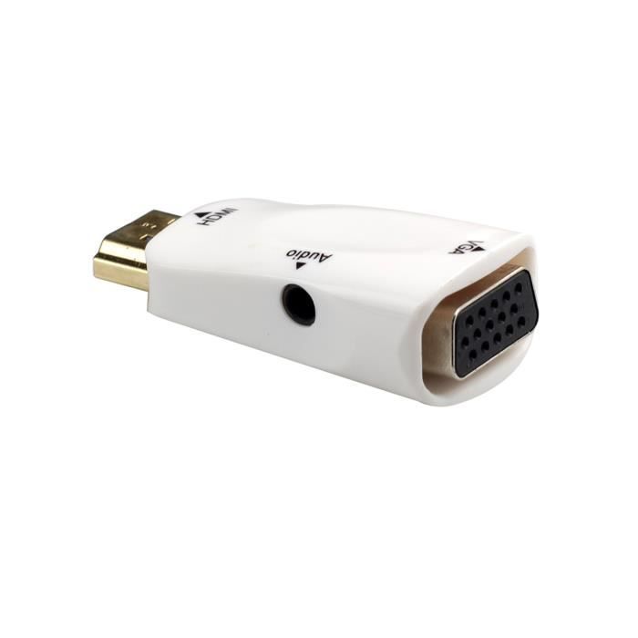 Tera Adaptateur 1080P HDMI mâle vers VGA femelle a