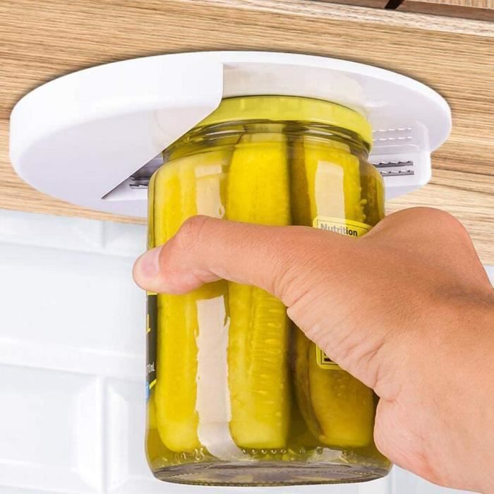 L'ouvre-bocal, Ouvre-bocal Sous L'armoire Pour Ouvrir N'importe Quelle Taille/Type De Couvercle Sans Effort, Outils De Cuisine