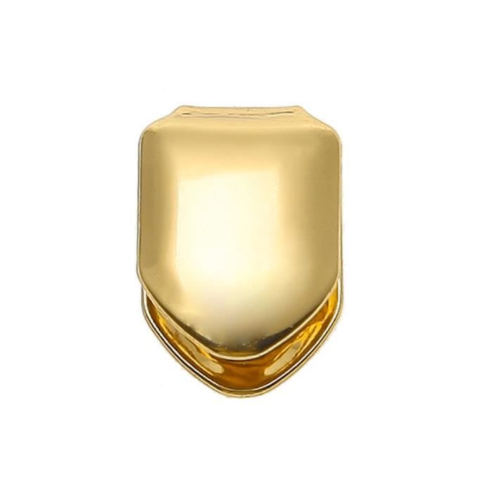 Confort personnalisé 14k plaqué or petite dent unique Cap Grillz Hip Hop de Grill dents@LP-3367