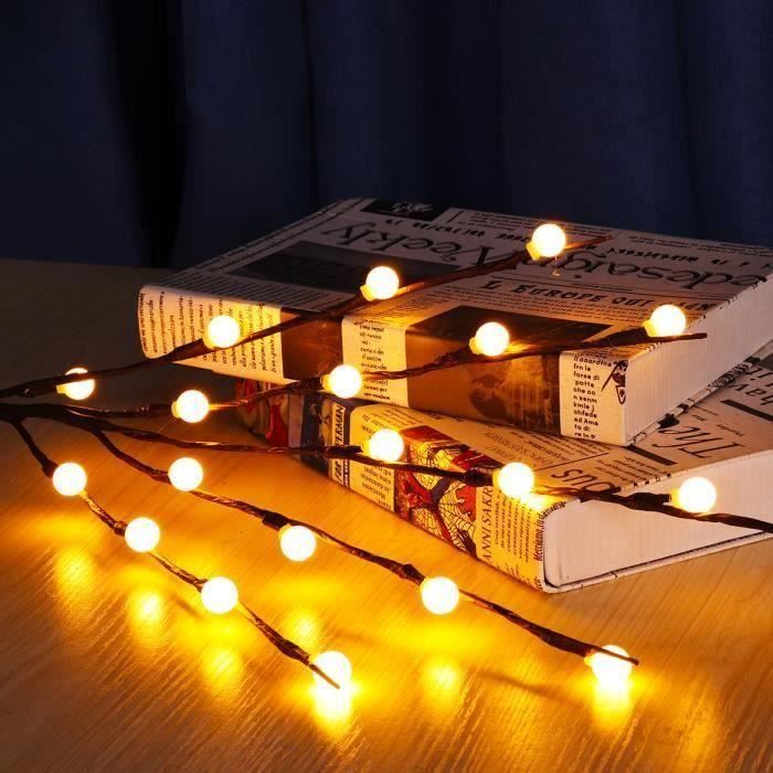 LED Branches Lumières Arbre Lumineuse Déco Pour Bonsaï Vase Type Boule Aw10655