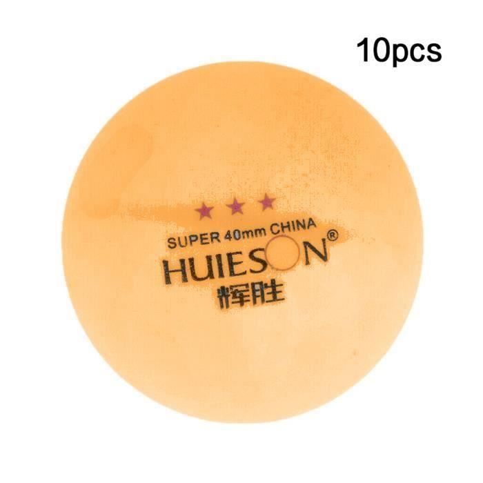 10pcs balles de tennis de table 3 étoiles 40 mm balles de ping-pong formation balle de ping-pong