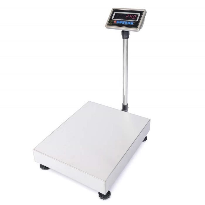PrimeMatik - Balance Industrielle avec la Plate-Forme 60x80cm 600Kg Acier Inoxydable