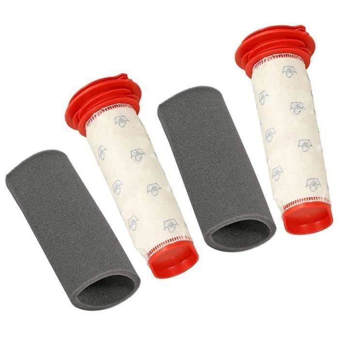 Filtre de baton principal lavable + Insert en mousse pour aspirateur sans fil Bosch Athlet (2 de chaque)